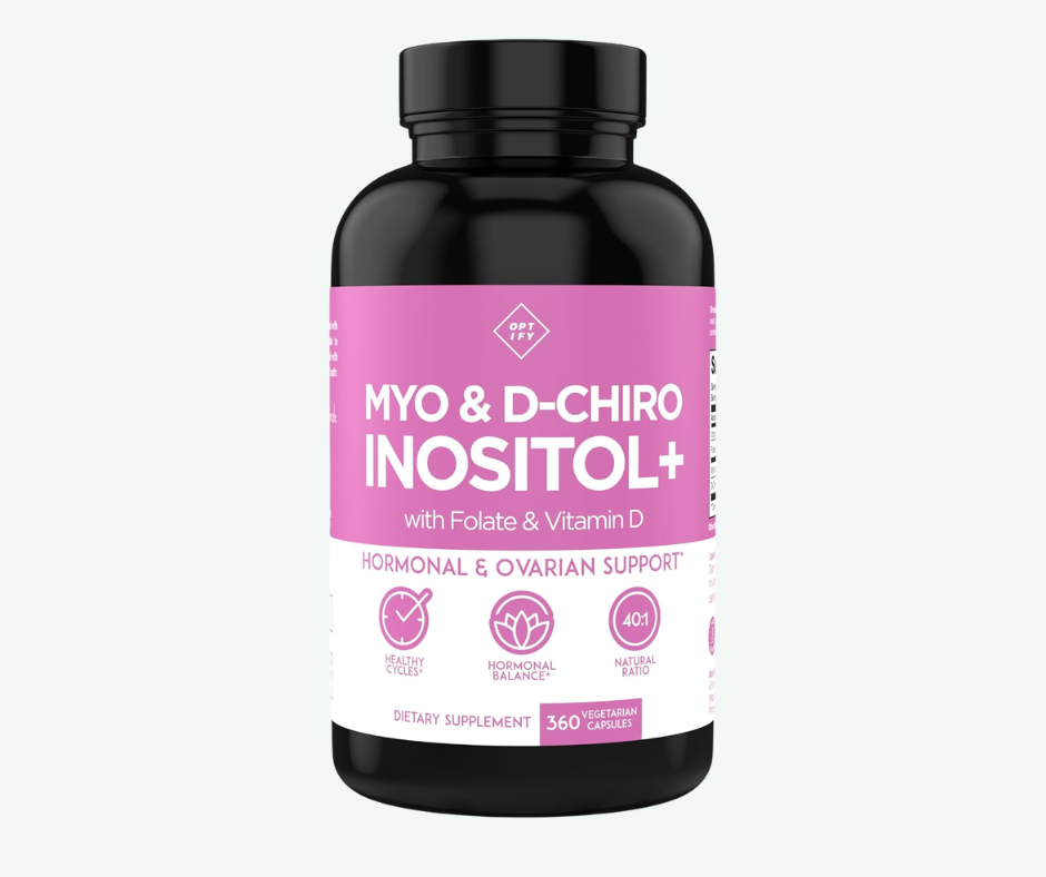 Optify - Myo-Inositol y D-Chiro Inositol - Equilibrio Hormonal, SOP y Salud Metabólica | Cápsulas