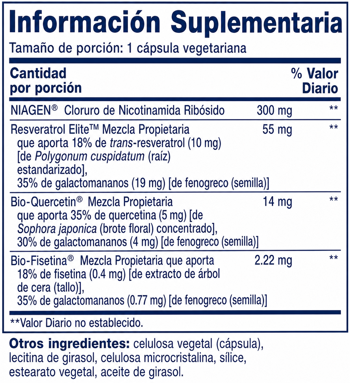 NAD+ Cell Regenerator & Resveratrol Elite – Apoyo para Energía Celular y Bienestar Antioxidante| Life Extension
