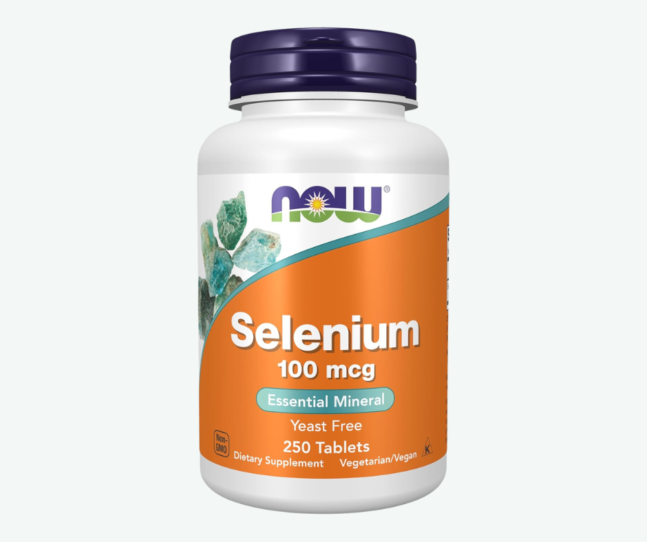 NOW - Alimentos con Selenio 100 mcg (L-Selenomethionine) – Antioxidante para Tiroides, Inmunidad y Salud Celular | Tabletas