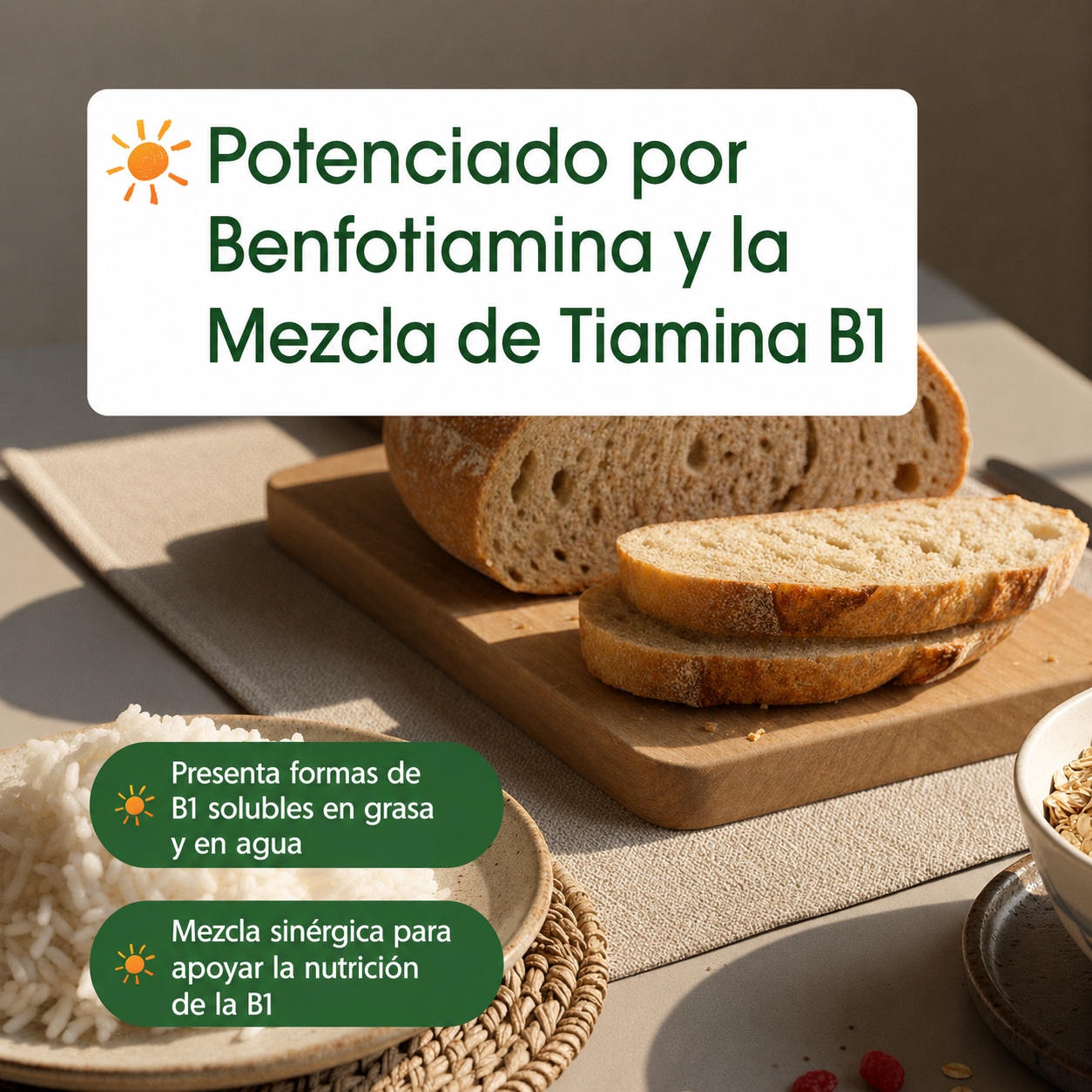 NatureBell - Benfotiamina con Tiamina - 300 mg de Benfotiamina y 100 mg de Tiamina - Para la Salud Cardíaca, la Producción de Energía y el Apoyo al Sistema Nervioso - Complejo de Vitamina B1 | 240 Cápsulas