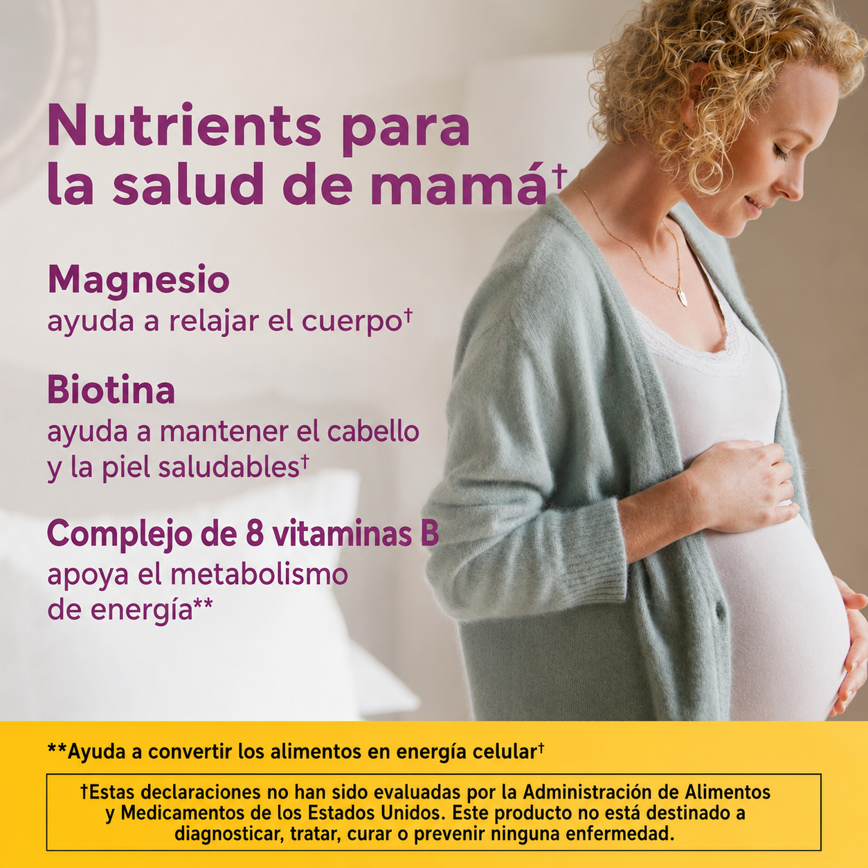 Nature Made - Vitaminas Prenatales para Mujeres con Ácido Fólico y DHA - Suplemento Prenatal de Vitaminas y Minerales para el Aporte Nutricional Diario | Softgels