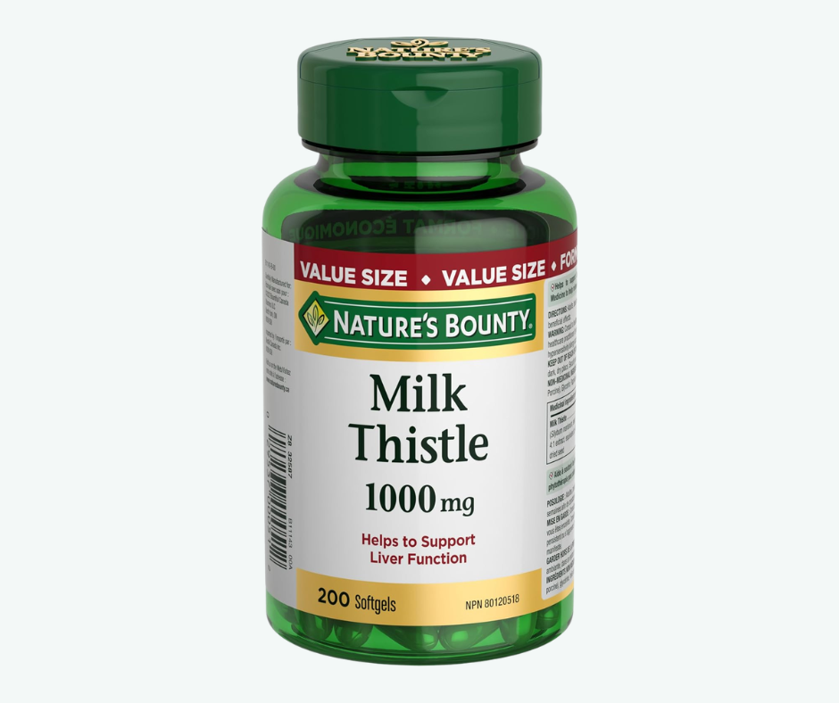 Nature’s Bounty Cardo Mariano 1000 mg – 200 Softgels | Apoyo y Protección para la Salud del Hígado