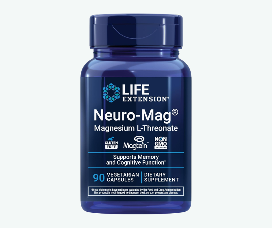 Neuro-Mag Magnesio Treonato Cápsulas – Soporte para Memoria, Enfoque y Salud Cerebral | Life Extension
