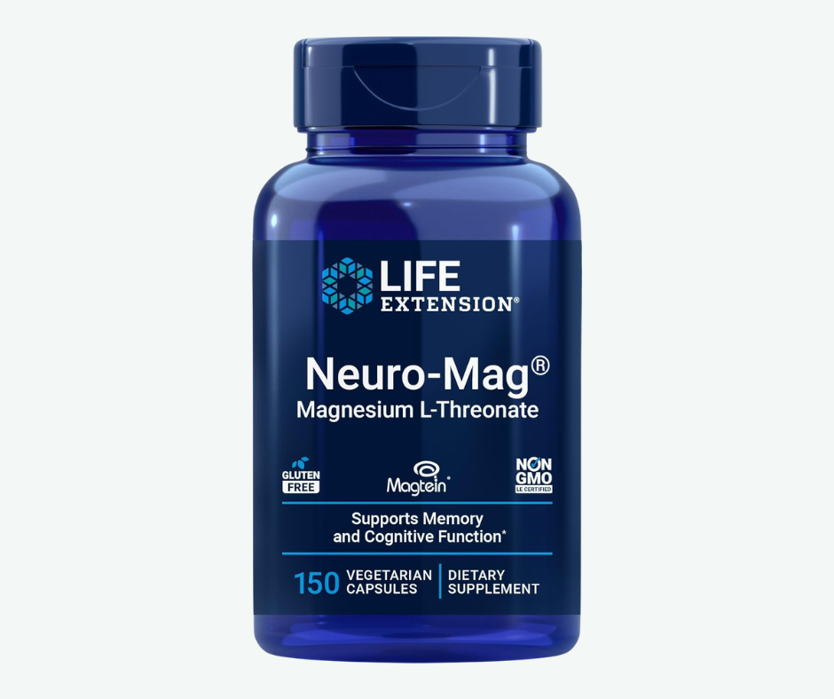 Neuro-Mag Magnesio Treonato Cápsulas – Soporte para Memoria, Enfoque y Salud Cerebral | Life Extension
