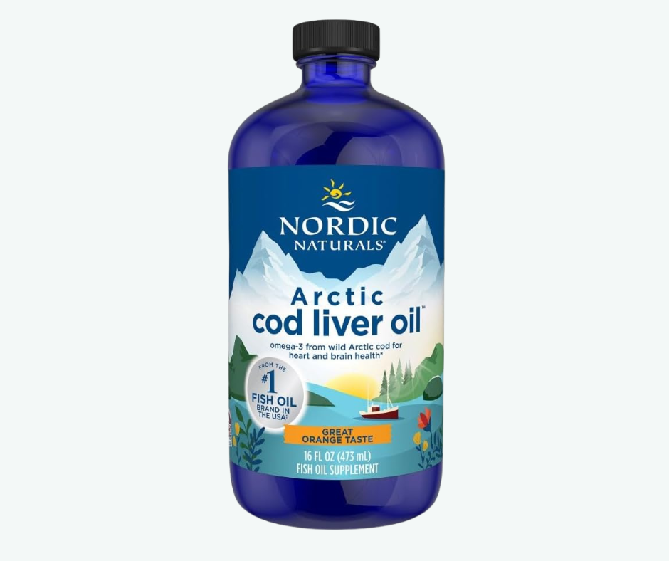 Nordic Naturals - Arctic Cod Liver Oil Líquido Sabor Naranja - Omega-3 Natural con Vitamina A y D | mL