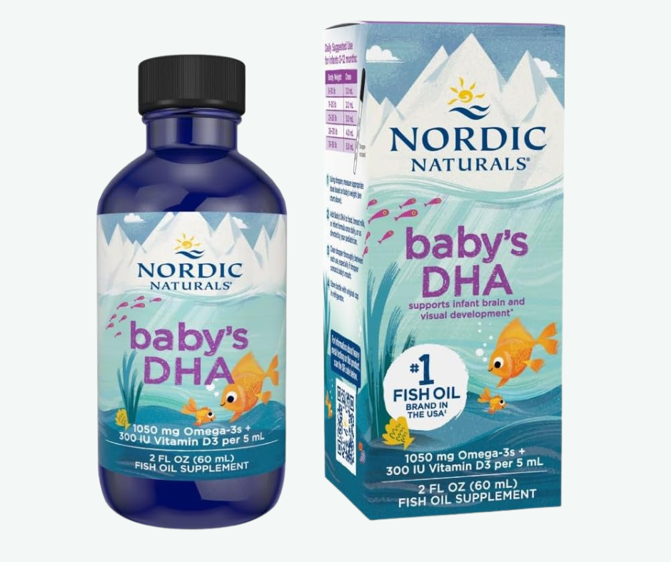 Nordic Naturals - Baby’s DHA 1050 mg con Vitamina D3 – Desarrollo Cerebral y Visual para Bebés