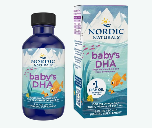 Nordic Naturals - Baby’s DHA 1050 mg con Vitamina D3 – Desarrollo Cerebral y Visual para Bebés