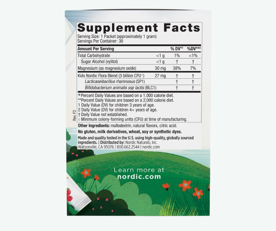 Nordic Naturals - Probiótico para Niños - Disolución Rápida | Salud Digestiva e Inmunológica | 30 Sobres
