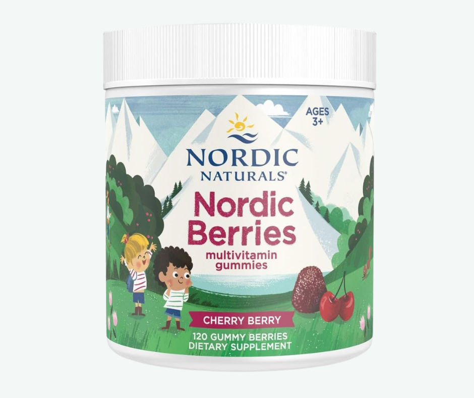 Nordic Naturals - Nordic Gomitas Multivitamínicas Sabor Cereza – Multivitamínico para Niños | 120 Gomitas