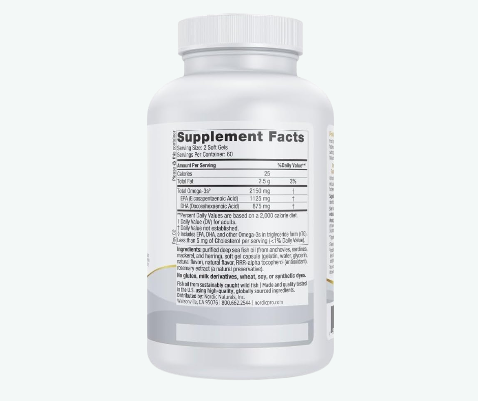 Nordic Naturals - ProOmega 2000 – Omega-3 de Alta Potencia con EPA y DHA | Softgels