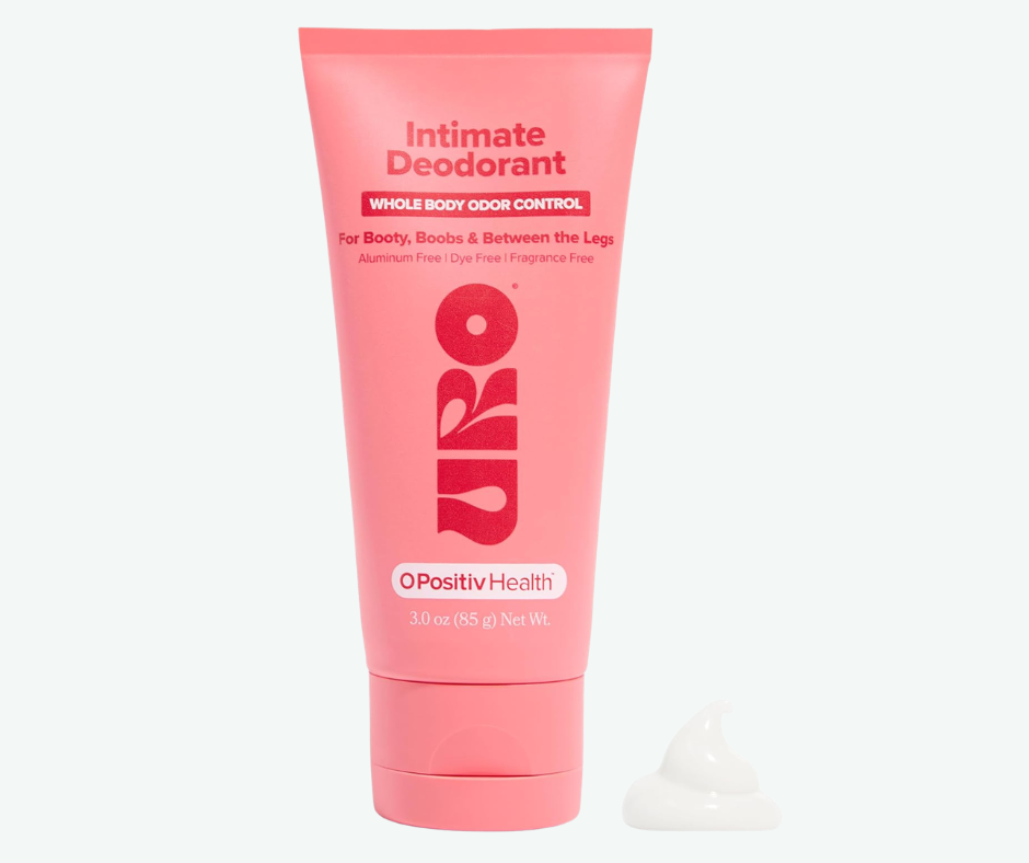 O Positiv Health - Desodorante Íntimo URO - Sin aluminio, Controla los Olores y las Rozaduras | 85 Gr