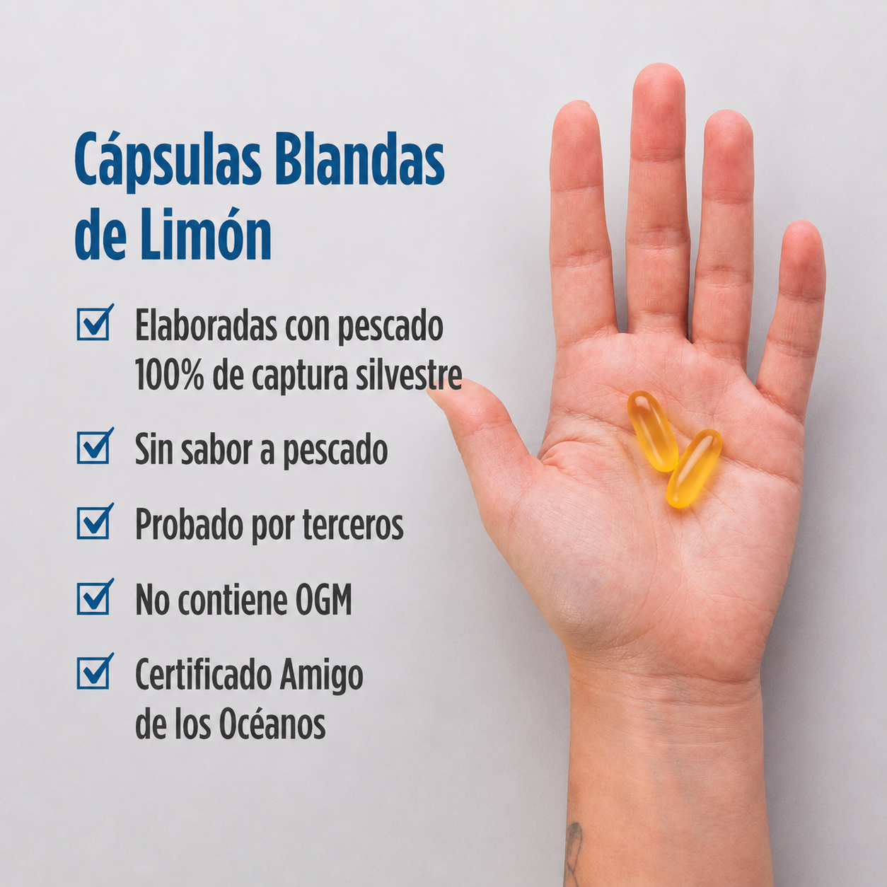 Nordic Naturals - Omega 3 690 mg - Corazón, Cerebro y Defensas Sabor Limón Premium | 60 Softgels