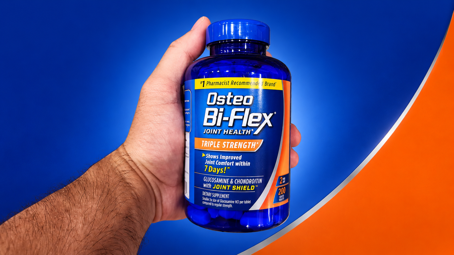 Osteo Bi-Flex Salud Articular de Triple Potencia 200 Tabletas – Glucosamina, MSM & Boswellia