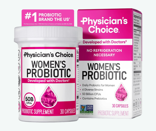 Physician’s Choice Women’s Probiotic Cápsulas – Probiótico para Salud Vaginal, Digestiva e Inmunológica