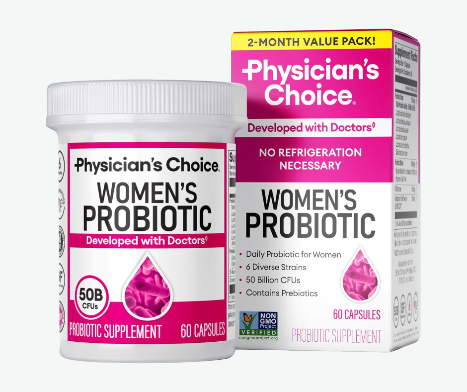 Physician’s Choice Women’s Probiotic Cápsulas – Probiótico para Salud Vaginal, Digestiva e Inmunológica