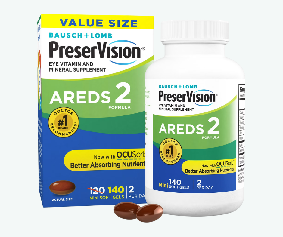 PreserVision AREDS 2 - Bausch + Lomb – Vitaminas para la Salud Ocular | Softgels