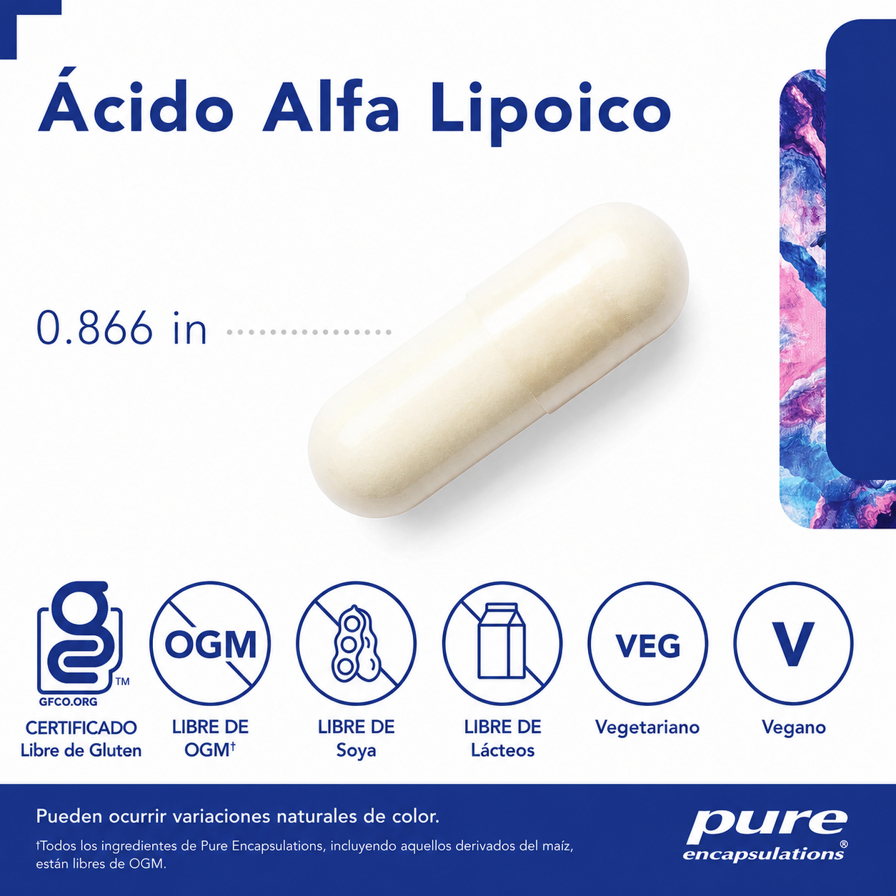 Pure Encapsulations - Ácido Alfa Lipoico de 200 mg - Complemento de ALA para el Cuidado del Hígado, Antioxidantes, Salud Nerviosa y Cardiovascular - Apoyo al Metabolismo de los Hidratos de Carbono | Cápsulas