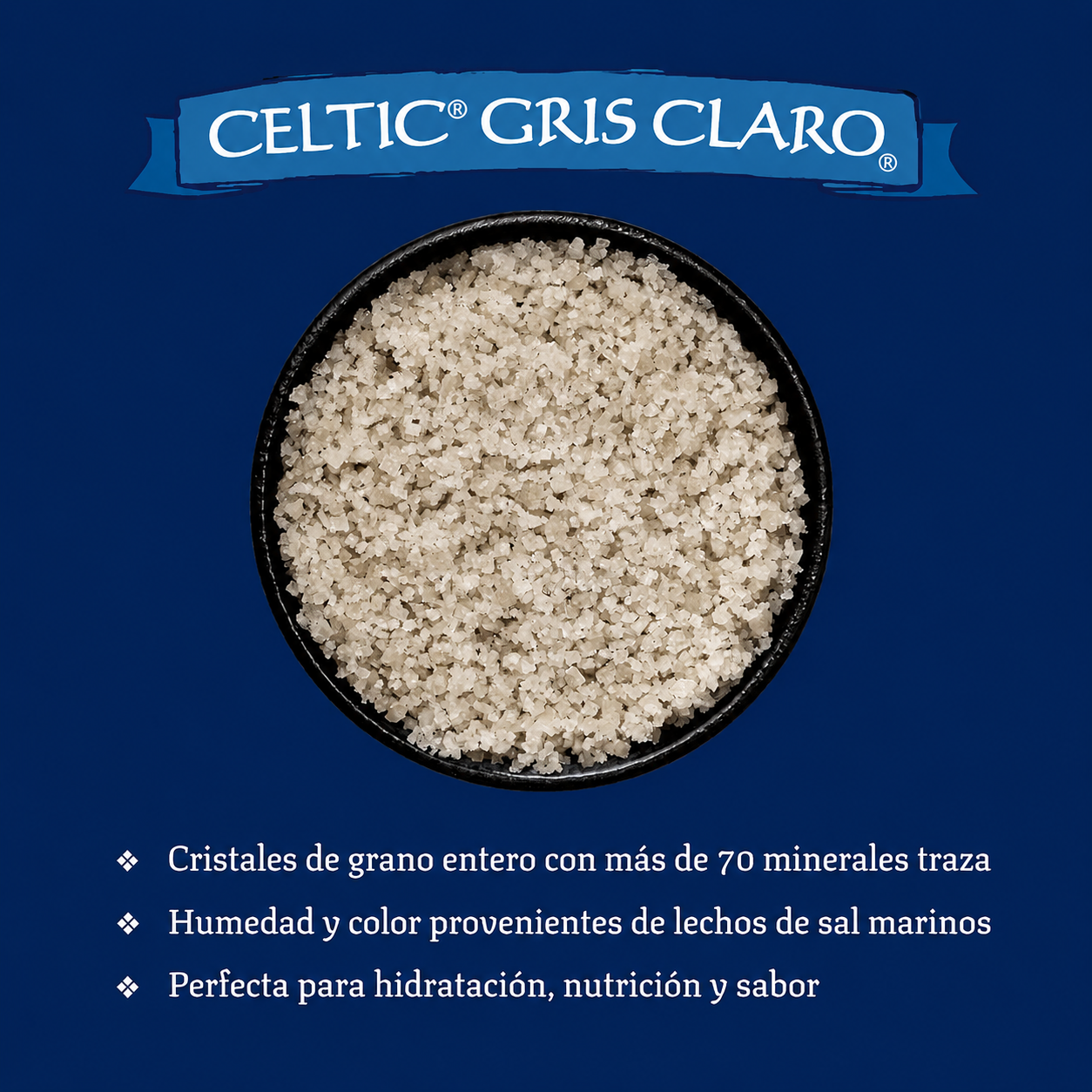 Sal Céltica Gruesa - Sal Marina Sin Refinar Rica en Minerales | Selina Naturally