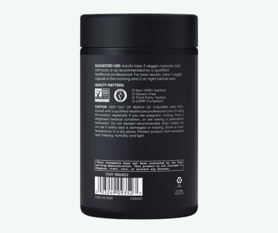 Sports Research - L-Treonato de Magnesio de 2000 mg con Magtein - Favorece el Funcionamiento Cerebral y el Sueño - Vegano, Sin OMG y Sin Gluten | 135 Softgels