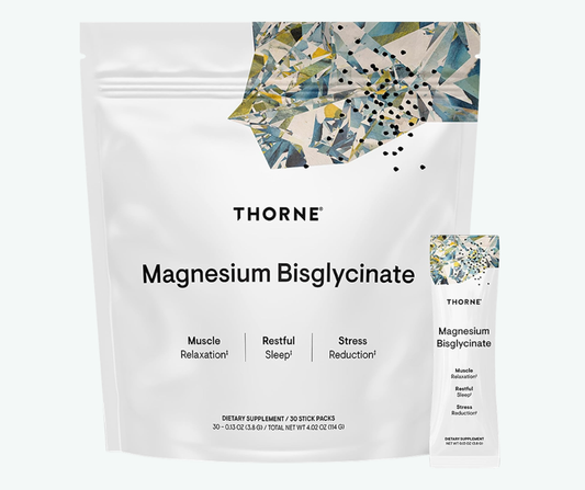 THORNE - Bisglicinato de Magnesio - Fórmula de Magnesio en Polvo - Favorece un Sueño Reparador, la Relajación Muscular, la Salud Cardíaca y el Metabolismo | Porciones