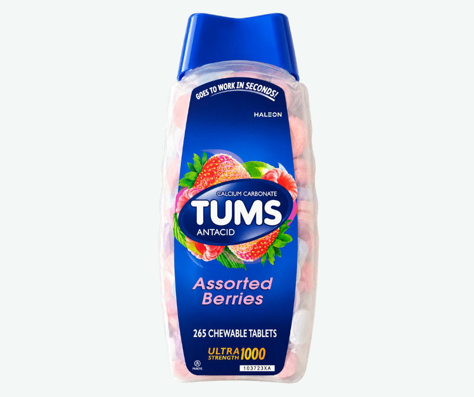 Haleon - TUMS Antiácido Ultra Fuerte de 1000 mg - Alivio Rápido para Acidez y Agruras | 265 Tabletas