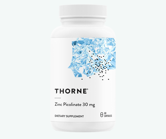 THORNE - Zinc Picolinato 30 mg – Zinc de Alta Absorción | Cápsulas