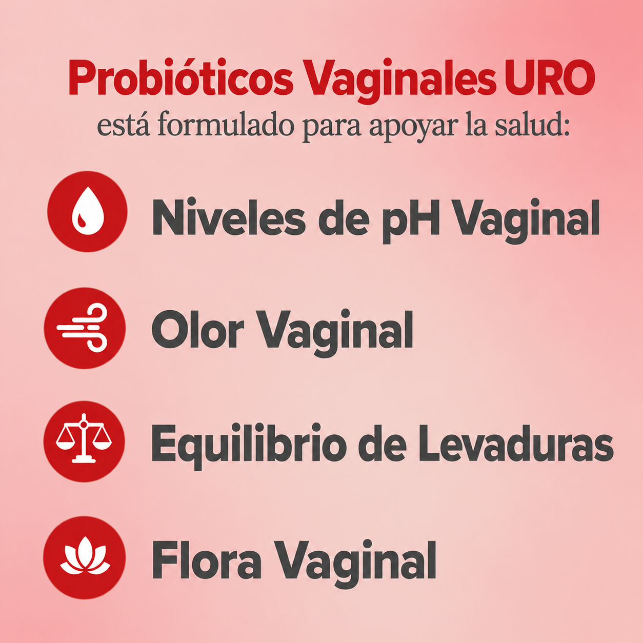 URO Vaginal Probiotic 60 Cápsulas – Probióticos para Salud Vaginal y Balance del pH