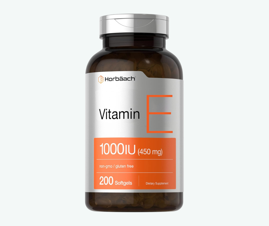 Vitamina E 1000 IU (450 mg) – 200 Softgels | Horbäach