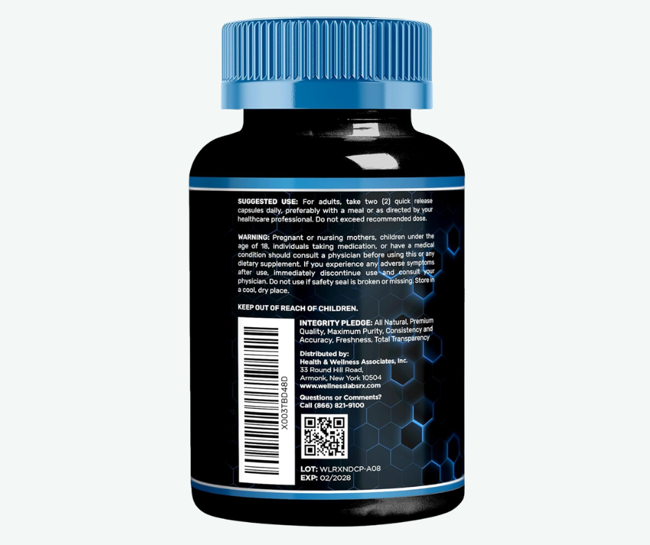 Wellness LABSRX - Resveratrol NAD+ 1500 – Apoyo para Energía Celular y Bienestar Antioxidante | 90 Cápsulas