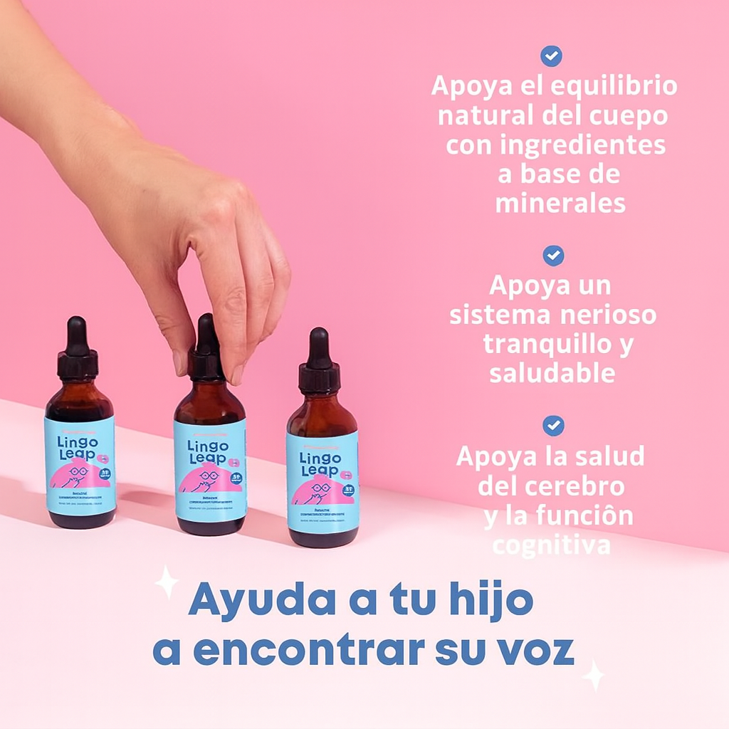 Lingo Leap – Gotas Naturales para Apoyo del Lenguaje Infantil | JoySpring